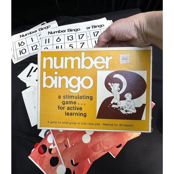 Vintage 1970’s Alphabet Bingo Small Group / 30 Players Classroom Preschool - Picture 1 of 6